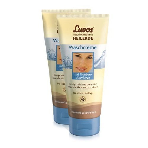 Luvos Waschcreme (2er Pack) - reinigt die Haut besonders sanft (2x100ml)