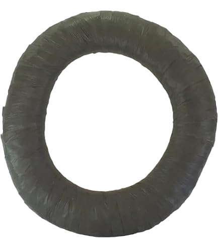 Strohkranz Ø 80 cm – Strohring/Rohling Kranz Natur, Stabiler Kranz aus Naturmaterial, ideal zum Verarbeiten, Umwickeln und Schmücken