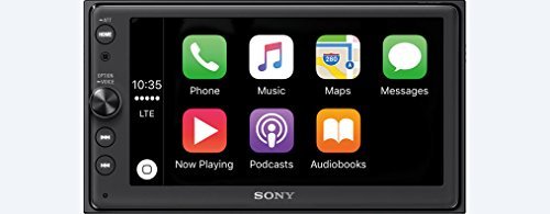 Sony XAV-AX100 16,3 cm (6,4 Zoll) Media Receiver (mit Bluetooth, Apple CarPlay und Android Auto, Navigation, Spotify, 2 DIN Autoradio)