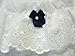 Pex Navy Bow Frilly pants (small 0-6 months)