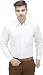 Swisscott White Cotton Formal Full Sleeves Slim Fit Shirts for Men RS.450.00