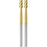 Dremel 194DM MAX Y&uuml;ksek Performanslı Silindirik Şekilli Oyma Ucu 3,2 mm, 2'li | Titanyum kaplamalı aşınmaya dayanıklı HSS fre