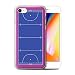 Produktbild eSwish Gel TPU Hülle/Case für Apple iPhone 8 / Feldhockey Muster/Amerikanisch Sportplatz Feld Kollektion