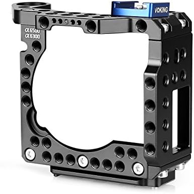 VOKINGVK a6500C Camera Video Stabilizer Cage for Sony ILCE alpha A6500 A6300 A6000 (VK A6500C)
