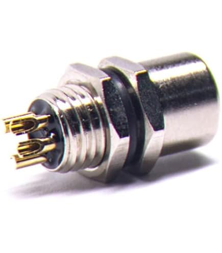 IP68 Rundstecker, Buchse, Verbinder 2,3,6-polig 13mm wasserdicht Garten