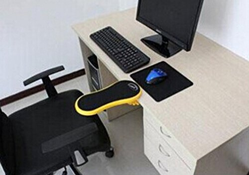 HENGSONG 1x PC Computer Laptop Arm Handgelenkauflage für Ausflüge Tabelle Pad Unterstützung Unterarm Armlehne (gelb)