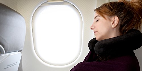 Dormibene-Oreiller-De-Voyage-Coussin-de-voyage-en-Mousse--memoire-Design-Innovant-qui-Soutient-le-cou-et-la-Tte-Taie-Amovible-Sangle-pour-le-fixer