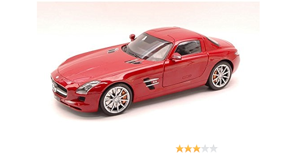Mercedes Sls Amg C197 Rot Modellauto Fertigmodell Welly 1 24 Amazon De Auto Motorrad