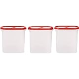 SIMPARTE Modular Design 360 ° Air Tight Stackable Kitchen Storage Container Set, BPA-Free, Plastic Storage Boxes for Kitchen,