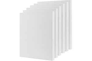 Holdfiturn 6PCS Blank Canvas A3(30X40cm) Artist Canvas Panels Board 100% Cotton Blank Canvases