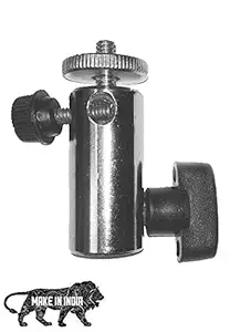 VTS Umbrella Sungun Video Light Clamp/Bracket for Flash/Accepts Hot Shoe/Speed-lite Accessory/Steel Metal Clamp for Indoor-OutdoorPhotography