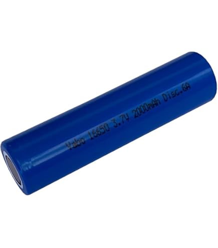 Batteria Al Litio 3.7V 3300mAh Ricaricabile - Testa Piatta Per Torce, Lampade Frontali E Dispositivi Elettronici - Foto 3