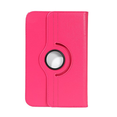 Universal Rotation Tasche für Tablet Modelle in 7, 8 oder 10 Zoll Größe Case Schutz Hülle Cover (7 Zoll, Pink) - 4