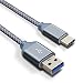 Produktbild Honor 8s USB C Ladekabel, USB C Kabel zu USB 3.0, Higoo 2M [6.6FT] Schnelles Ladekabel Durable Nylon Geflochtenes Kabel Reversible Ladekabel für Honor 8 V8 V8 Max V9 Note8 Magic Grey