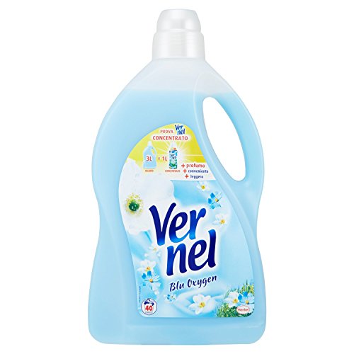 Vernel Ammorbidente, Blu Oxygen - 3 Litri