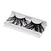 Generic 1 Pair Dramatic Long Feather Eyelashes Halloween Costume Fancy Dress Lashes - 3 Colors - black RS.130.00