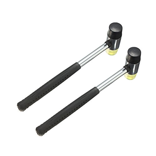 MuZuZi Gummi Hammer Handwerkzeug Installieren Soft Tap Schlägel 25 / 30mm (25mm, 2pcs)