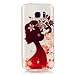 Produktbild KSHOP HandyHülle für Samsung Galaxy S7 Case Cover TPU Silikon Schutz Schutzhülle Hülle Handytasche schlank Stoßfest - Schöne Frau