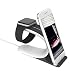 Produktbild 2 in 1 Ladestation Ständer Halterung Zubehör Handyhalter für Apple Watch iWatch (Grau)