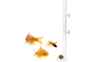 PSSOPP Feeder Tube und Platte für Garnelenfische Acryl Transparent Aquarium Crystal Shrimp Feeder Aquarium Ernährungssonde(40cm)