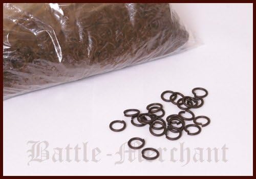 1 kg loose unvernietet Package Jump Rings 8 MM Bronzed-Chainmail in English)