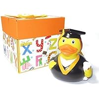 Geldgeschenk Geschenkverpackung zum Abitur Abi 2017 Explosionsbox mit Badeente Quietscheente Gummiente Bachelor Magicbox Geschenkverpackung Gutscheinverpackung Gutschein Gutscheinbox Geschenkbox originell und witzig handgefertigte Box