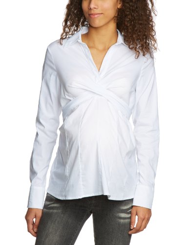 Esprit Women's Regular Fit Maternity Blouse, White, Small
