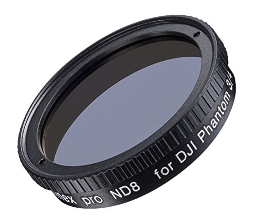 Foto-Walser 21253 - Filtro para Drones ND 8 para Phantom 3 y dji Phantom 4, Color Negro