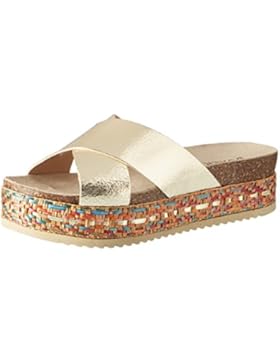 BULLBOXER Damen Sandal Plateau Plateausandalen