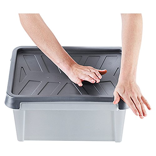 Orthex 3461265 Smart Store Dry Box, PP, grau, 50 x 40 x 26 cm - 3