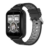 SSeir Bluetooth 4G-Smart-Uhr, WiFi-Uhr Sport-Herzfrequenz-Monitor Fitness-Tracker SIM-Karte Wasserdichte Remote-Kamera für die meisten Arten von Smartphones,A