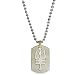 Men Style Shiv Trishul With Damaru Plated Silver Stainless Steel Sqaure Pendent For Men And Women RS.249.00
