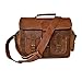 Price comparison product image Vintage Style Genuine Leather Padded Camera Lens DSLR Sony Canon Nikon Bag
