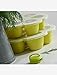BEABA 6-Compartment Multiportions Silicone Food Storage (90 ml, Neon)