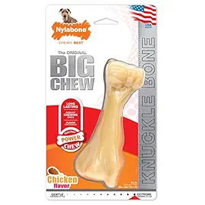 Nylabone Big Chew Monster Original Flavored Durable Toy Beef Bone for Large Breeds