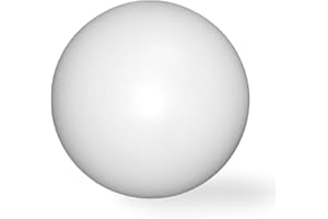 EXTRUMOL - Bola Farola Exterior - Globo de Iluminación - Polietileno - Recambio sin Rosca - Blanco (Blanco, 45 cm)