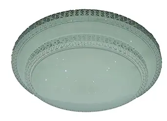 GREEN SURFER White Marble Three Color in One Metal Ceiling Light (Multicolour, 36 Watt)
