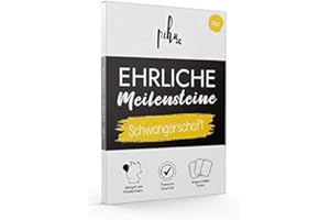 PIHU Ehrliche Meilensteinkarten (Premiumqualität) 30 wahre Milestones für Schwangerschaft und nach der Geburt - tolle Geschenkidee (Schwangerschaft)