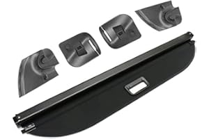 QWASZX Einziehbarer Hinterer Kofferraum Paketablage FüR Tesla Model Y 2020 2021, Sicherheitsschild Verkleidung Rollo GepäCk Sonnenschutz Frachtabdeckung AutozubehöR