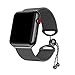 Produktbild BZLine® Luxus Milanaise Ersatz Armband für Apple Watch / iWatch Serie 3/2/1, Edelstahl Replacement Wrist Strap Band Uhrenarmband Schlaufe Smart Watch Armbänder für Männer und Frauen, Apple Watch 1/2/3 38mm/42mm (38 MM, Schwarz)