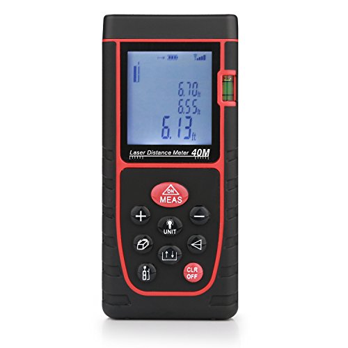 Handheld Laser-Entfernungsmesser Hohe Präzision Distanzmessgerät Infrarot-Messung Messbereich 0.05 bis 40m