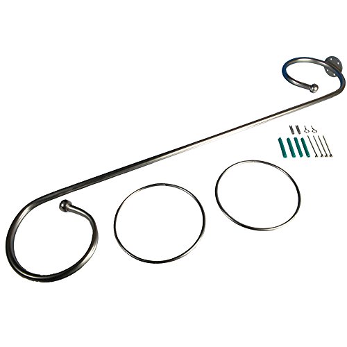 Himmelbett-Set Baldachin Betthimmel Himmelstange chrom-matt - 2