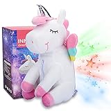 【Operación Amigable con la Familia】Es fácil para los niños jugar con el unicornio bajo la guía de los padres. El proyector impulsado con baterías con 3 baterías AAA incluidas. Auto-apagado después de 50 minutos.