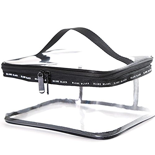 Preisvergleich Produktbild Wasserdichte transparente Kosmetiktasche, Transparent Kulturbeutel Waschbeutel Kosmetikbeutel Reise Make up kosmetische Reisetasche Wasserdicht Damen