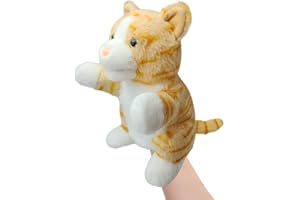 LOMTRATS 2024 Marionette a Mano con Animali per Bambini,Il Bambino Include Lupo Leone ecc.Bocche Aperte Mobili,Perfette per Raccontare storie,Insegnare,Scuola Materna,Regali di Compleanno