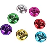 Paquete de 20 Cascabeles Campanas De Cobre Cascabel Para Decoración Festival De Artes Bricolaje - Distintos tipos de colores, 2cm