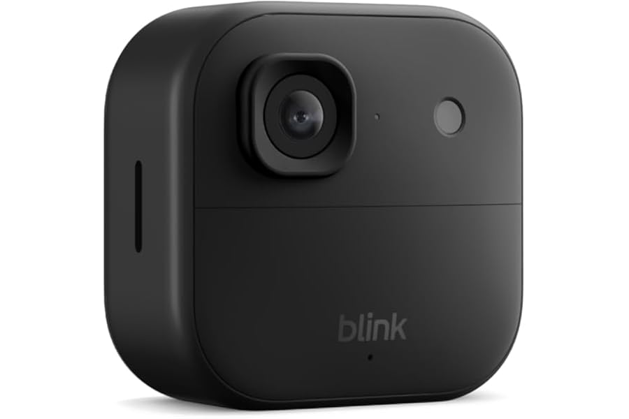 Blink Außenkamera 2K+ (neueste Generation) – Kabellose, intelligente Sicherheitskamera, 2K-Videoauflösung, verbesserte Audioqualität, bis zu zwei Jahre Batterielaufzeit – Zusatzkamera, Schwarz