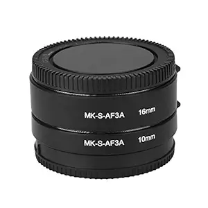 Lens Extension Tube Set, 10mm 16mm Macro Auto Focus Camera Extension Tub for E/FE NEX3 NEX5 NEX6 NEX7 A5000/A6000/A7/A7M2 Series