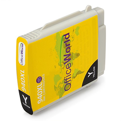 OfficeWorld Kompatible Patronen Ersatz für 940XL Druckerpatronen Hohe Kapazität Kompatibel für Officejet Pro 8000 8500 A909A 8500A A910A (2 Schwarz, 2 Cyan, 2 Magenta, 1 Gelb) - 6