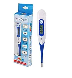 Dr. Odin Digital Medical Thermometer FDA Approved Quick 40 Second Reading for Oral, Rectal Detecting Fever Baby, Children Adult and Pet - Pack of 3-MT-4333